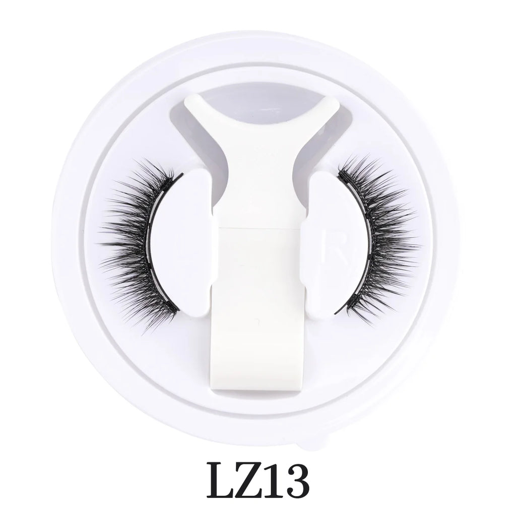 New 1 Pair Magnetic Eyelashes Set Fluffy Mink Lashes 5 Styles Reusable Magnetic Eyelash and Tweezers Kit Lash Extensions Makeup